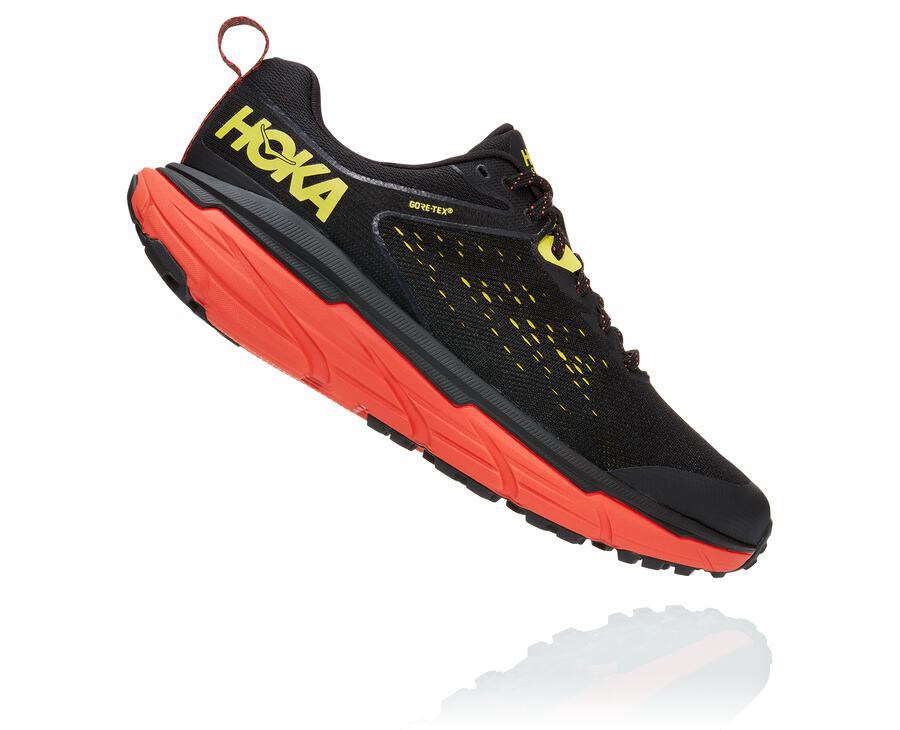 Hoka One One トレイルシューズ メンズ 黒/赤 - チャレンジャー ATR6ゴアテックス - WX8625304